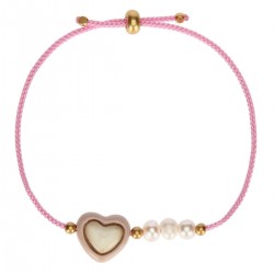 THUN - Bracciale con cuore rosa